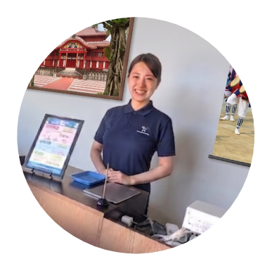 受付の様子